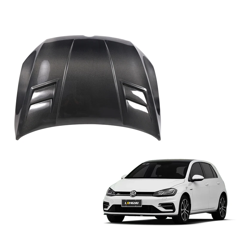 

OEM Car Tuning Parts Front Bonnet Engine Hood Cover TR Style VW MK7 Carbon Fiber Hood For Golf 7 Bonnet