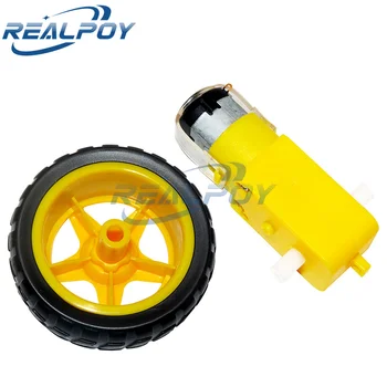TT Motor Smart Car Robot Motoriduttore per arduino Kit Fai Da Te Ruote Smart Car Chassis Motore Robot Auto di Controllo Remoto DC Motoriduttore