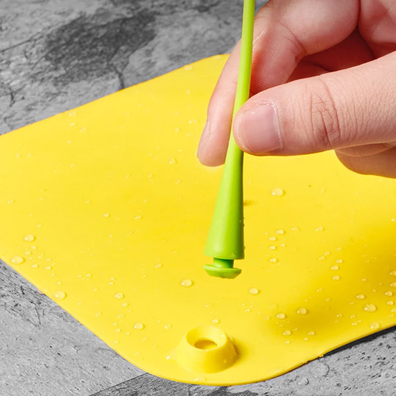 Sealing Cover Plugs Small Grass Sprouts Sewer Bean Sprouts Shape Deodorant Mat Silicone Anti-insect Anti-odor Floor Drain Cover Kitchen Bath