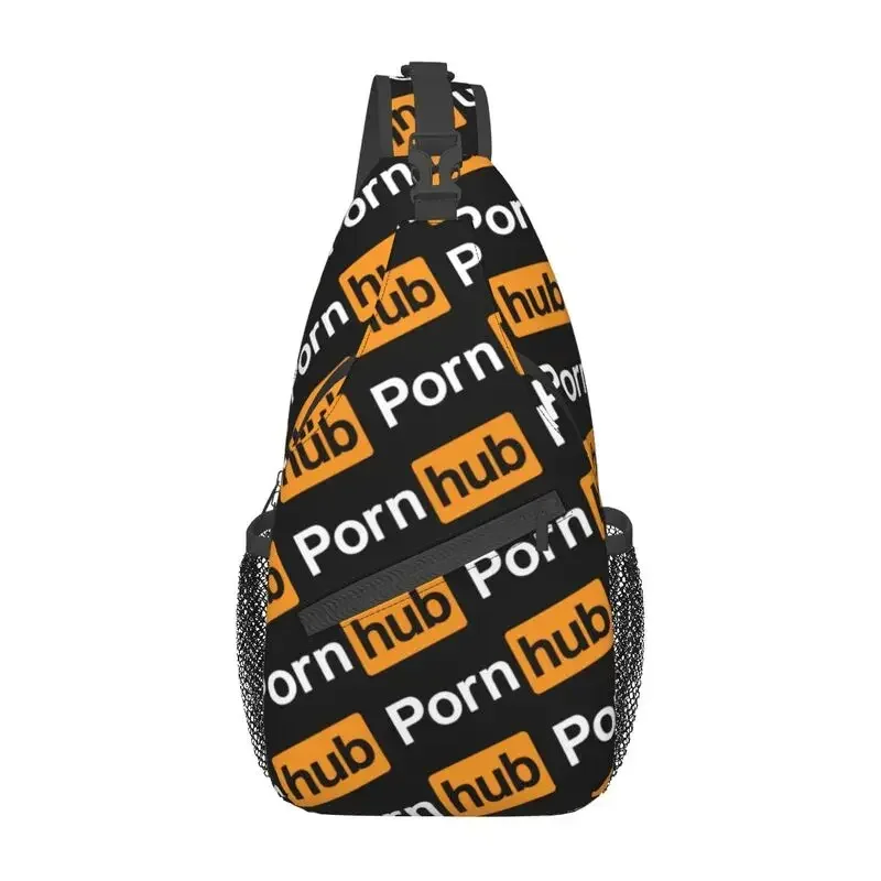 

Pornhubs Logo Sling Chest Bag Custom Crossbody Shoulder Backpack for Men Travel Hiking Daypack