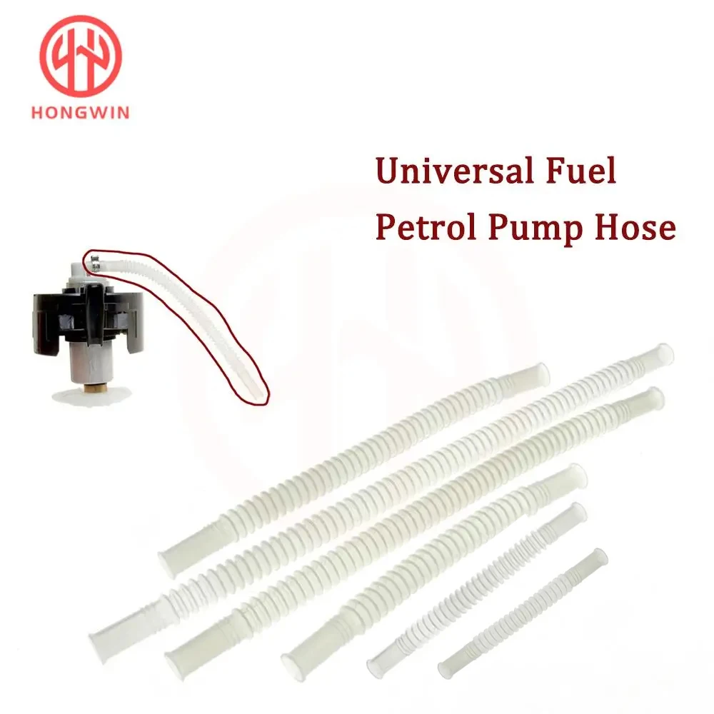 Fuel Line Pipe 10PCS 80 100 150 200 250 300 mm ID:8 OD:10 Nylon Tube Fuel Line Bellows Corrugated Pipe Fuel Pump Plastic Universal