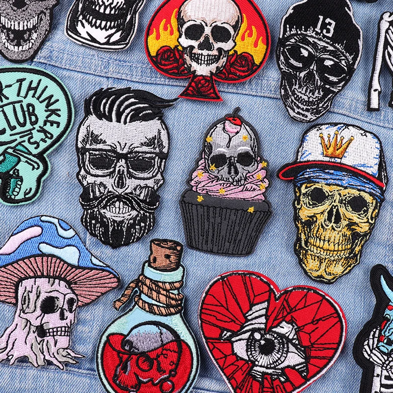 Back Patch Large Skull Patches For Jackets Biker Patch Skull Just