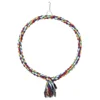 1Pc Bird Parrot Circle Ring Rope Perch Stand Swing Chewing Toy Birdcage Decoration Accessory 3