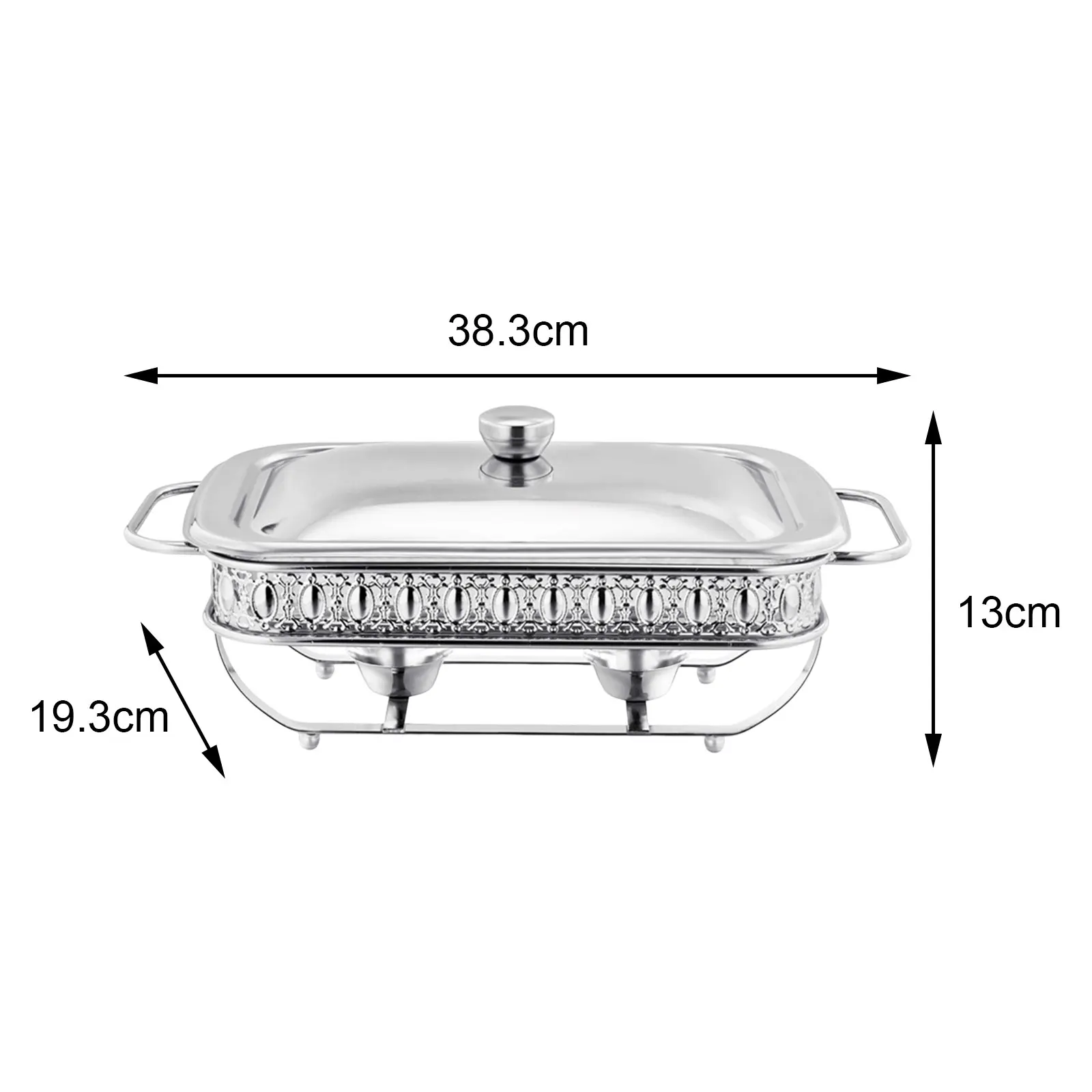 Chafing Dish Buffet Set and Fuel Holder Food Warmers with Glass Lid for Soup  Stock Pots Birthday Parties Cooking Chafing Holiday - AliExpress