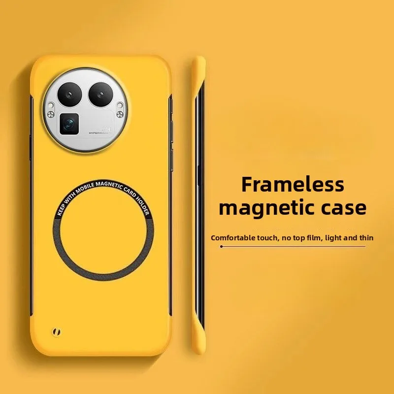Stylish Magnetic Ultra-Thin Frameless Skin-Friendly Shockproof Bumper Case