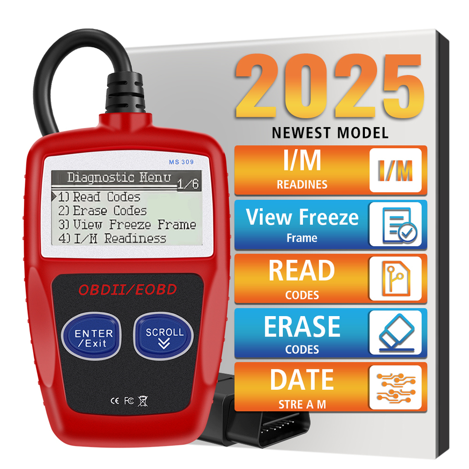 OBD 2 Scanner Car Diagnostic Tools Fault Code Clear Universal Version Auto Accessories 16 Pin OBD2 Code Reader Digital Display