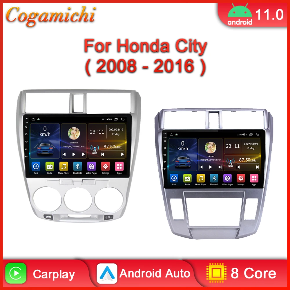 Rádio do carro para honda city 2008 2009 2010 2011 2012 2013 2014 2015