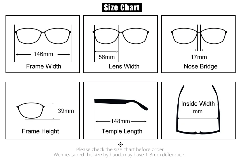 Ralferty Men's Full Rim Square Brow Line Titanium Eyeglasses 92031 Front View