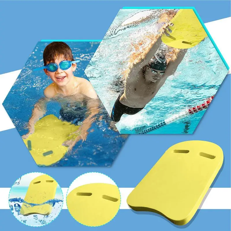 U Shape Kickboard Swimming Beginner Training Aid and Pool Exercise Swimming Board with Anti-Slip Hole Handle for Adults Kids