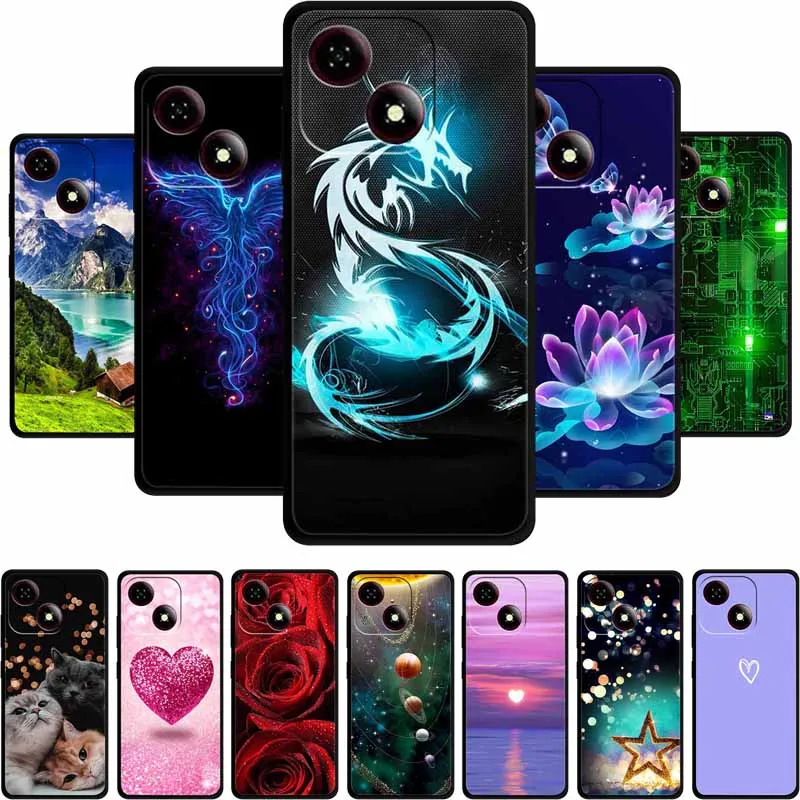Luxury Black Silicone TPU Soft Back Cover Case, Fashion Coque Shell