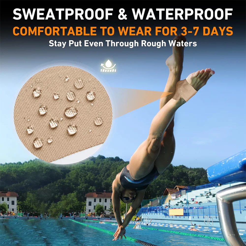 5-20PCS Kinesiology Wrap Tape for Ankle Breathable Athletic Tape Elastic Sports Strips Prevent Ankle Sprain Kinesiology Patch