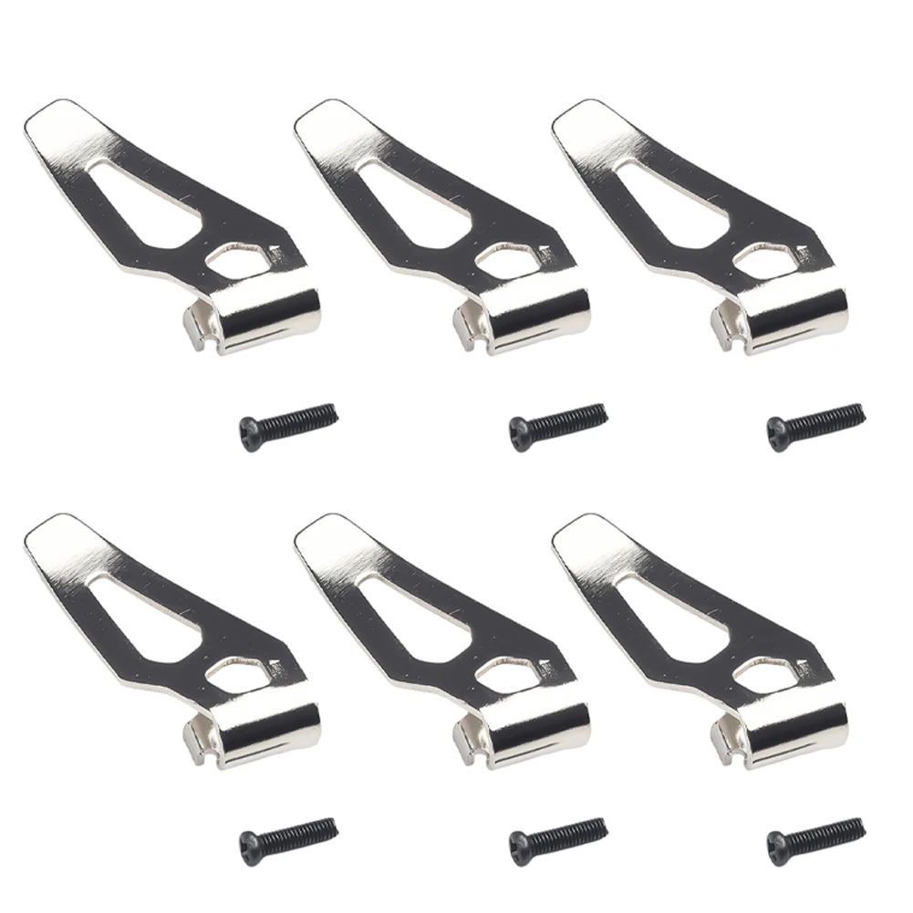 6pcs Belt Hook And Clip Set Belt Clip And Screw Drill Belt Clips For Drills Impact Drivers Wrenches Power Tool Accessories