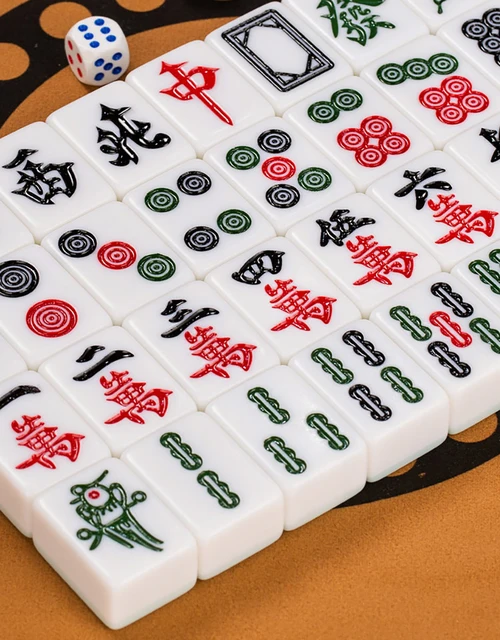 Mahjong Quente Conjunto 40mm Alta Qualidade Mahjong Bonito Rosa Casa Jogos  144 Pçs Mahjong Telhas Chinês Engraçado Família Mesa Jogo De Tabuleiro Mj25  - Jogos De Tabuleiro - AliExpress
