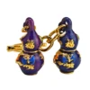 2025 Double Three Dimensional Gourd Keyring Pair Of Five Blessings Wu Lou Keychain 4