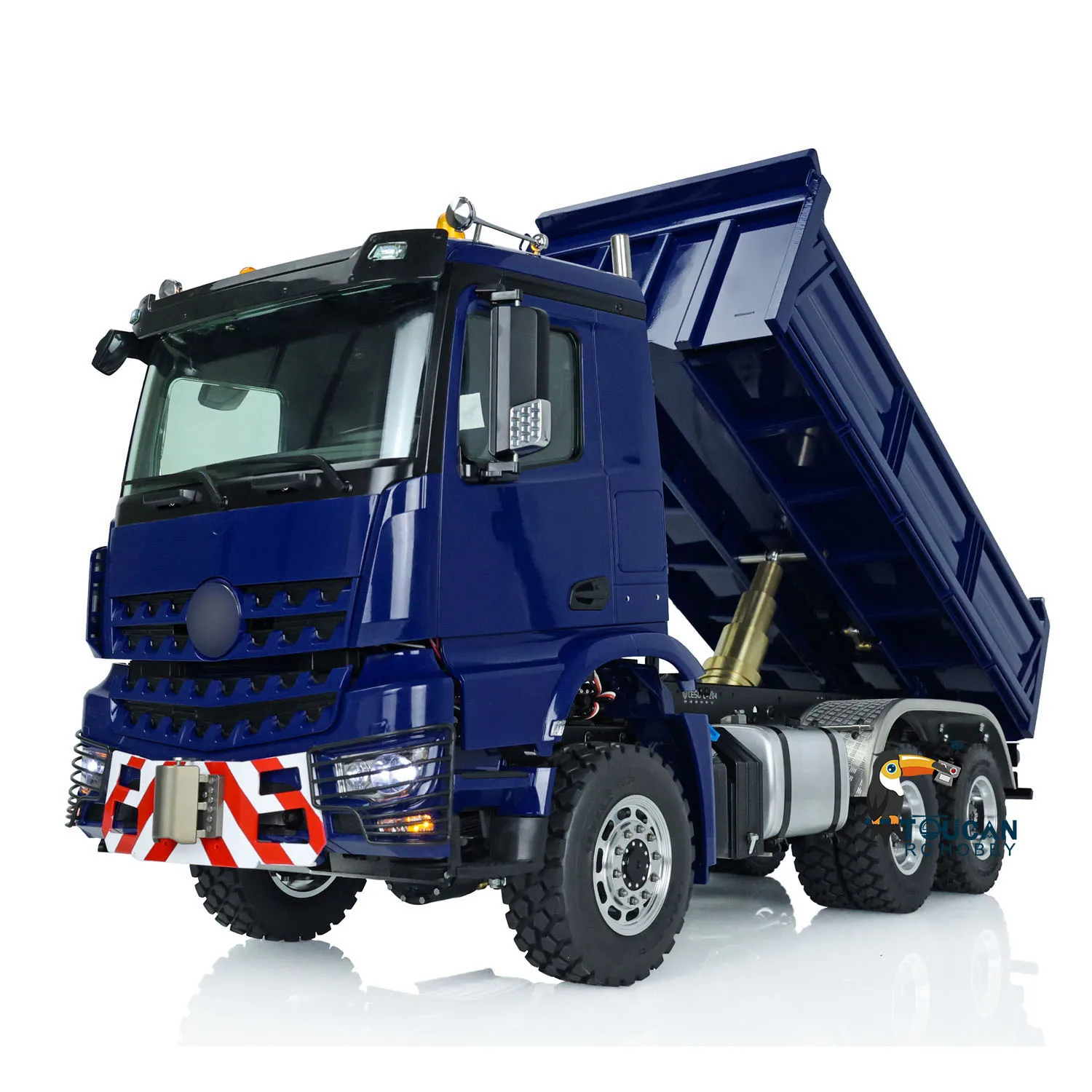 

LESU 1/14 3Axles RC Hydraulic Dumper Truck for 3348 6X6 Remote Control Car