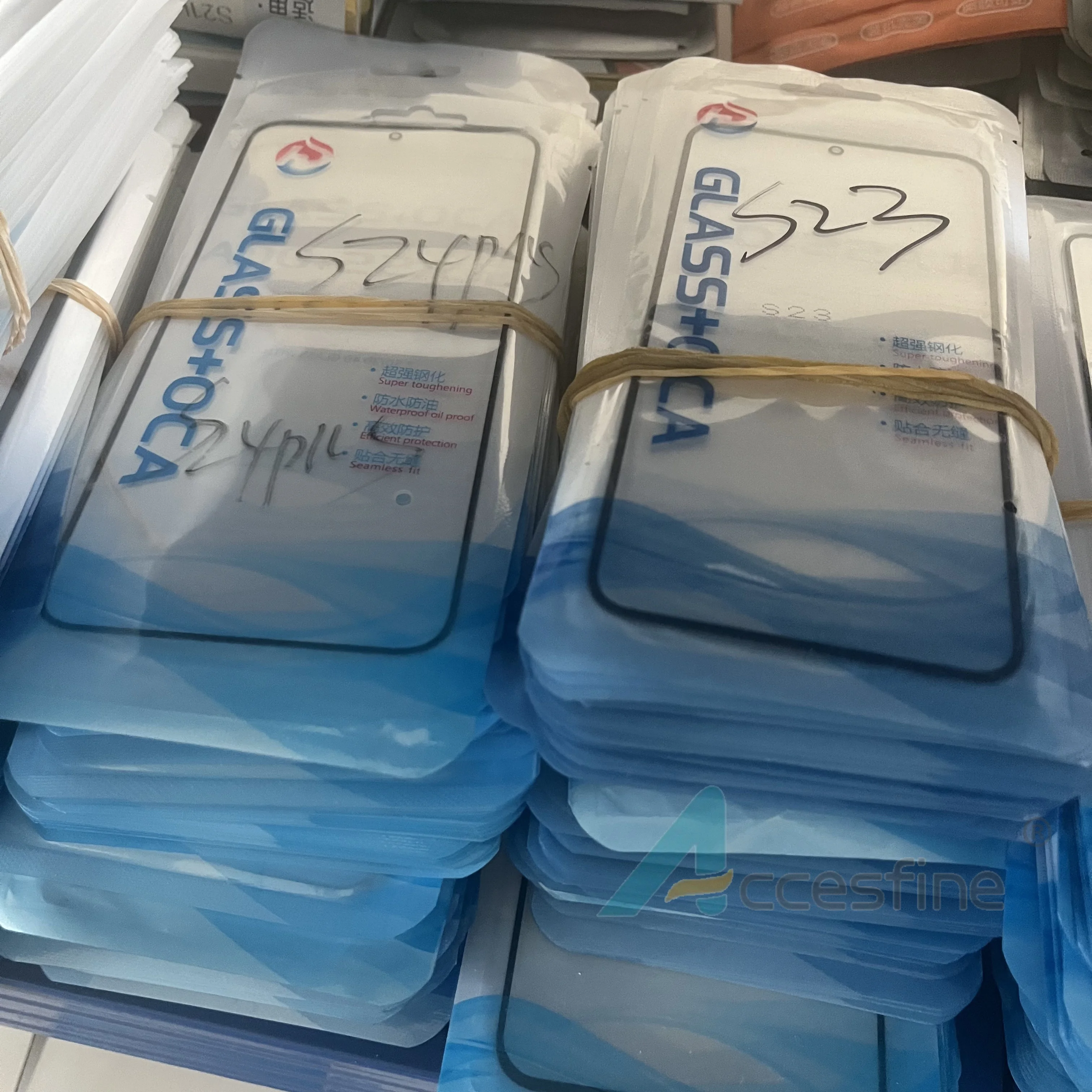 삼성 갤럭시 A37 A57 A16 A06 A15 S23 S24 S25 A54 A26 A36 A56 A36 A17 터치 패널 렌즈 커버용 전면 외부 유리 OCA 필름 5개
