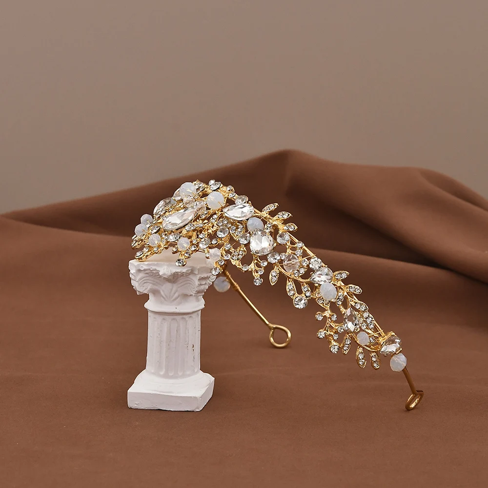 Jewelry Accessories Jewelry Set Hair Accessory Hair Headdress Bridal Headwear Hair Band Crown Children&rsquo;s Crown Hair Accessories Princess Crystal Rhinestone Tiara Headband Birthday Wedding Party Hair Party Accessories