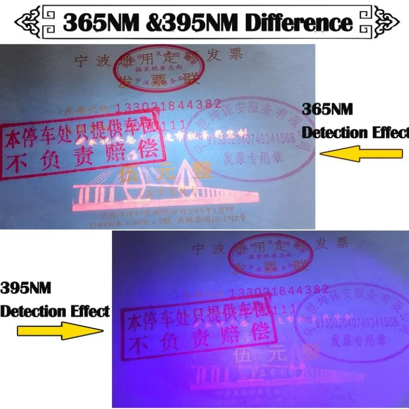 UV 365nm + 395nm + Yellow + White LED Flashlight Inspect USB Recharge Built-in 18650 Torch Strong for Emerald Jewelry for Gems Amber Led Flashlight Led Flashlights Uv Flashlight