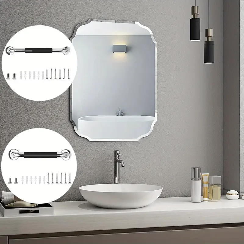 Description Picture 3 of item304 Stainless Steel Grab Bar Bathtub Shower Barrier-free Safety Railings Elderly And Disabled Anti-slip Handles Bathroom Tools