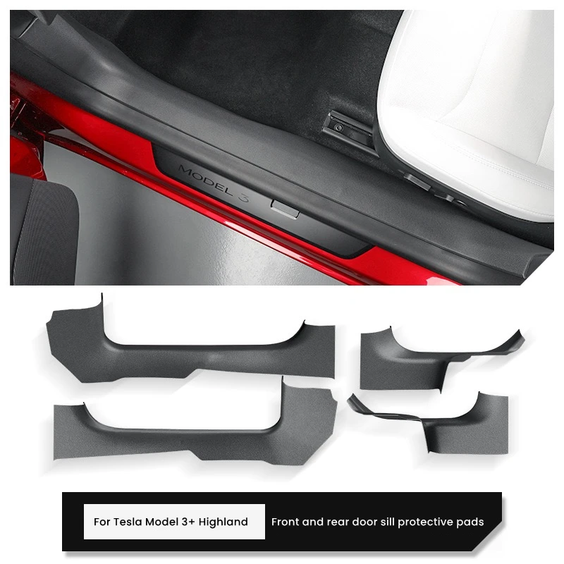 Tesla Door Sill & Interior Protection Kit with Anti-Kick Pads