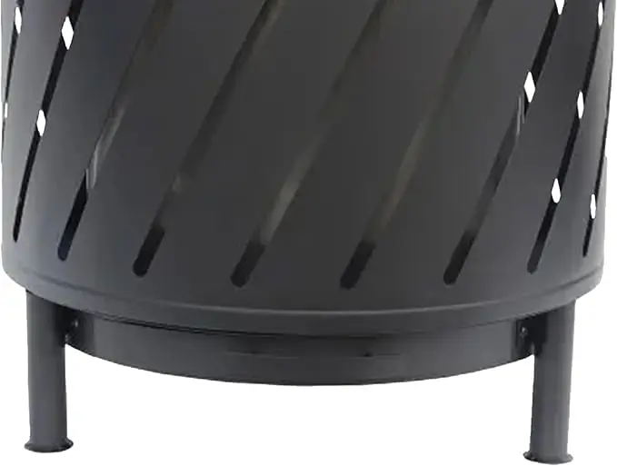 Outdoor Fire Pit with High Temperature Paint Finish 24" Smokeless Fire Pit Provides Warmth, Ambiance