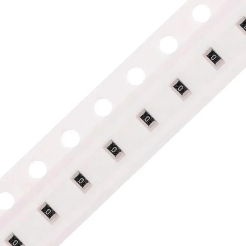 100pcs 0805 SMD Resistor 0R 0 ohm 5% 1/8W