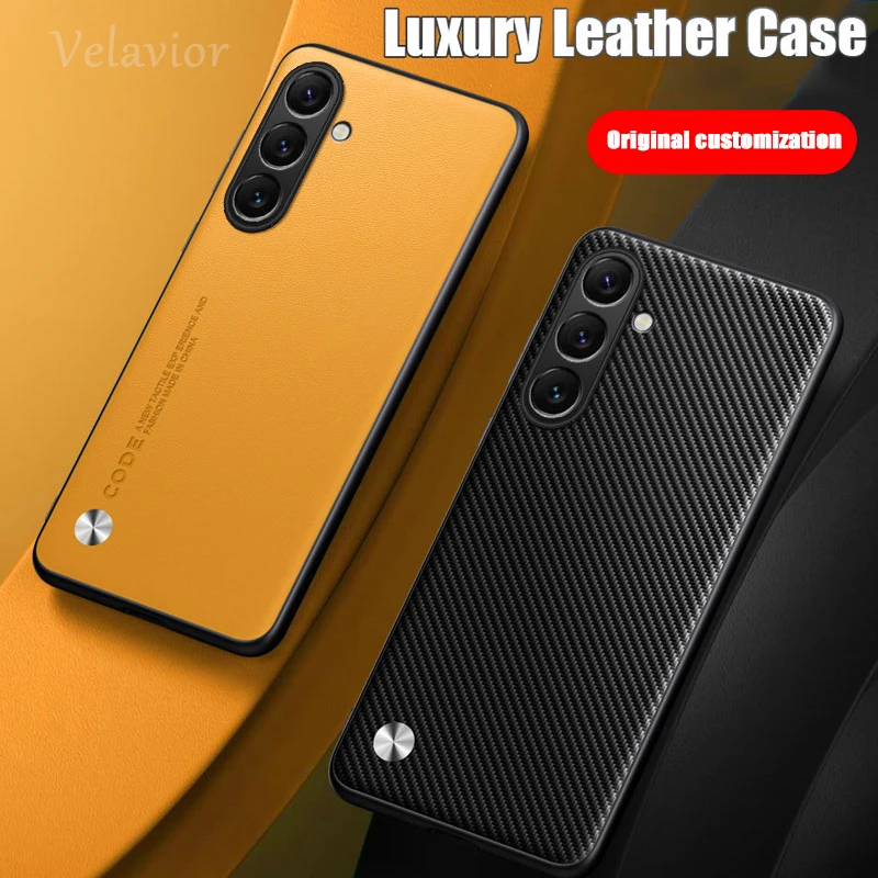 Luxury PU Leather Shockproof Phone Case with Full Protection
