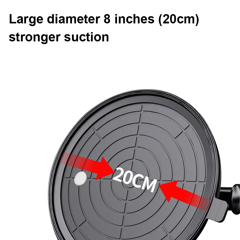 Vacuum suction cup Vacuum sucker Glass suction cup handle 8 Inch 280kg Loading Capacity Air Pump Electric LED Display Vacuum Suction Cup Vacuum Spreader Tile Adsorption Glass Lifting