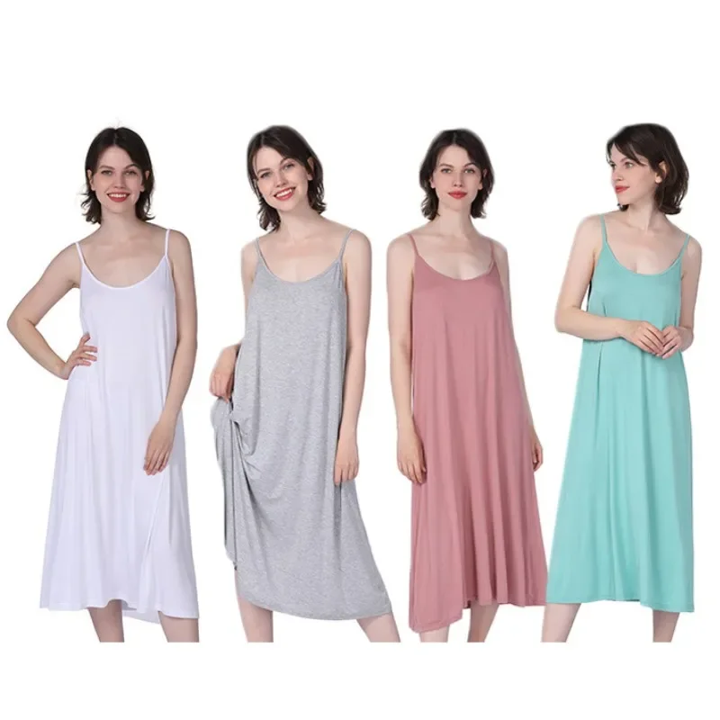 Women Nightdress Summer Bamboo Fiber 2XL to 8XL