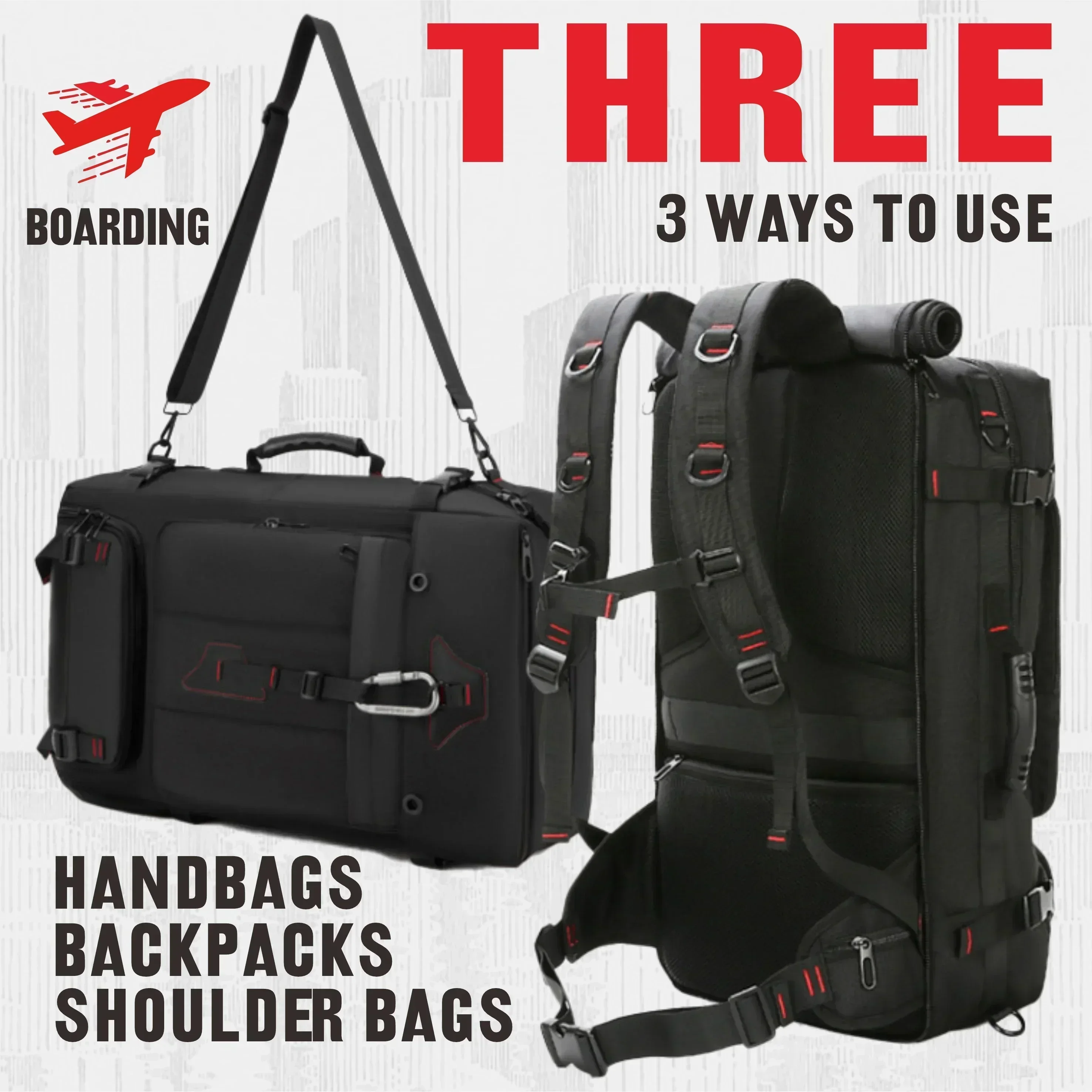 SWISS MILITARY 50L 78L Large Capacity Travel Backpack Luggage Sports Training Fitness Independent Shoes Storage Bag Laptop Bags 5