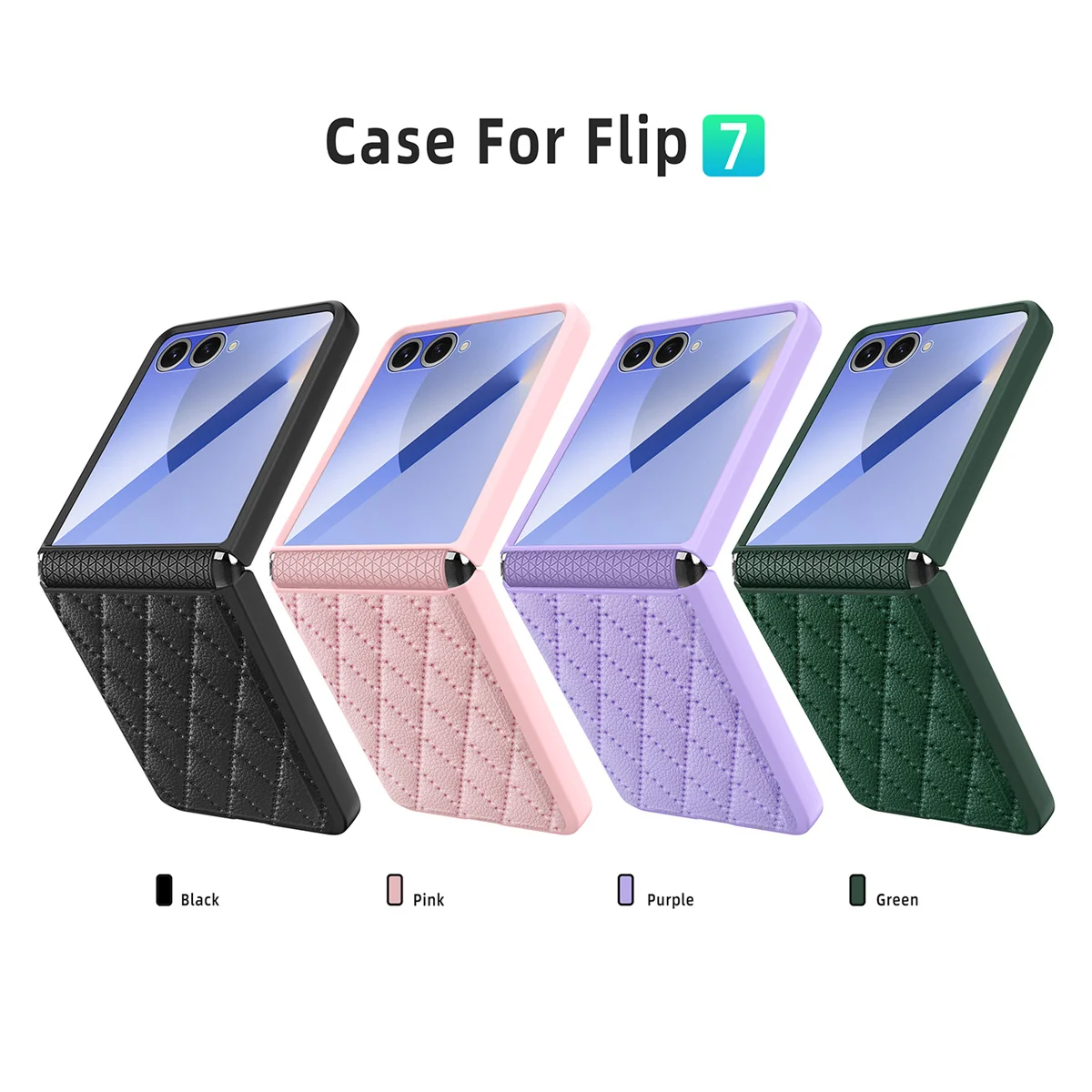 Película protectora de vidrio a prueba de golpes, funda de teléfono para Samsung Galaxy Z Flip 7 6 5 Flip7 FE Flip6 Flip