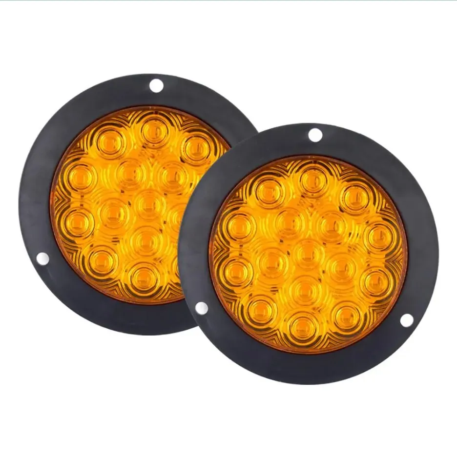 ตัวเลือกสินค้า ไฟท้าย LED 4 นิ้ว 16 ดวง 12V/24V สำหรับรถบรรทุก