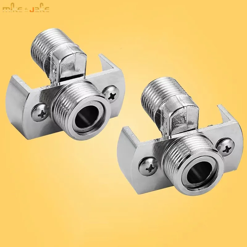 Universal shower angle curved foot curved eccentric elongation variable diameter shower accessories conversion crank foot