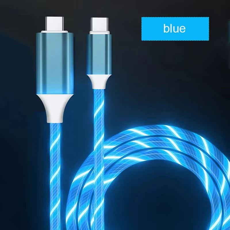 ตัวเลือกสินค้า สายชาร์จเร็ว USB-C 60W พร้อมไฟ LED ใช้ได้กับหลายแบรนด์
