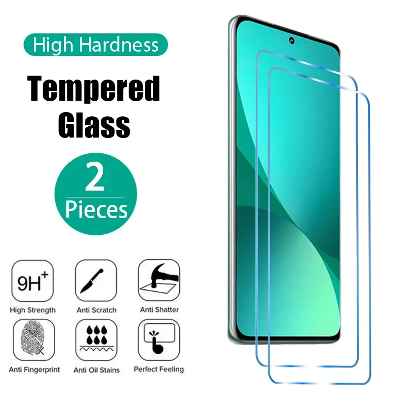 

2PCS Screen Protector for Xiami Mi 12T 11T Pro 12 11 Lite Tempered Glass for Poco X4 F4 X3 X4 GT F2 M4 M3 Pro 5G M5 Glass