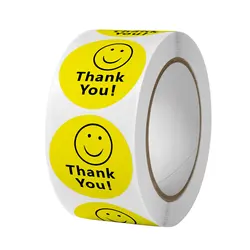 50-500 Pieces of Smiley Stickers for Kids Reward Sticker Classroom Teacher Cute Face Decoration Yellow Smile Stationery Sticker