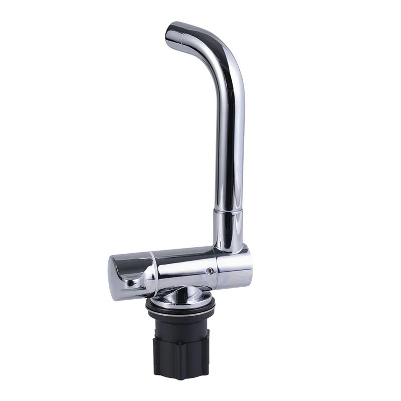 Motorhome Trailer Modification Parts Kitchen Bathroom Hot and Cold Folding Faucet 304 Stainless Steel Faucet RV Camper Accessori