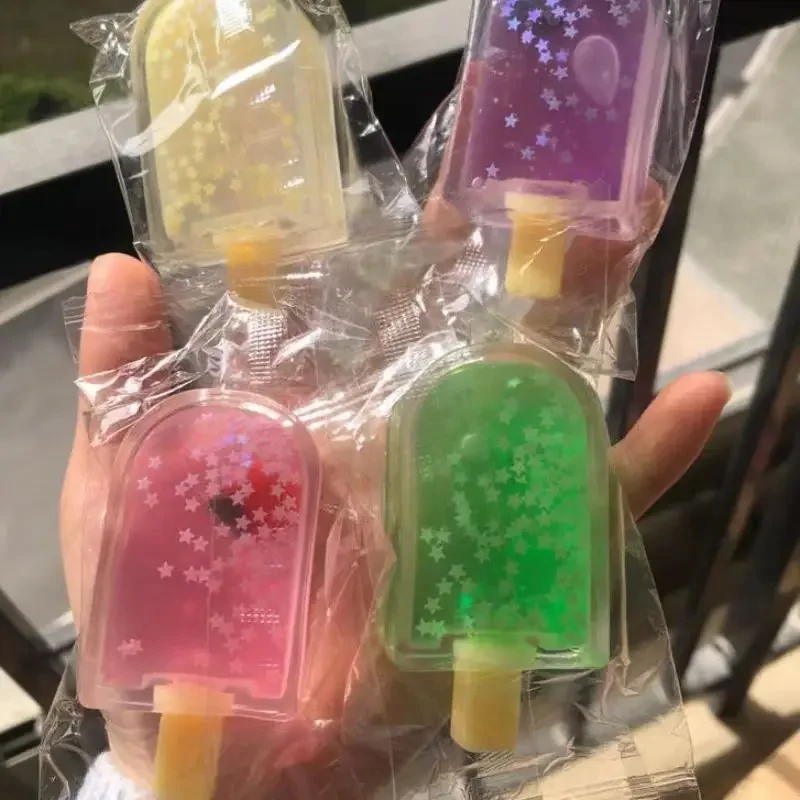Mochi Taba Squishy Glitter Popsicle Stick Fluffy Ice Cream Fidget Kids Toy Candy Pudding Dessert Girl Birthday Gift random 1pcs fidget toys,anti stress toy,decompression toy,squishy toys,sensory toys,release pressure toy,stress relieving toy