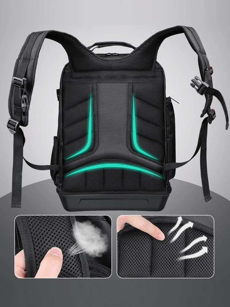 Bolsa de herramientas para ordenador portátil para hombre, mochila de  hombro para electricista profesional, organizador de almacenamiento de  reparación multifunción para la escuela - AliExpress