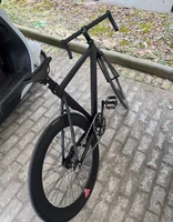 METTLER bicicleta de pista con llanta de 70mm, rueda de tres radios, horquilla de marco de aleación de aluminio, velocidad única, 700C, engranaje fijo, bicicleta de carreras Fixie - Imagen 6