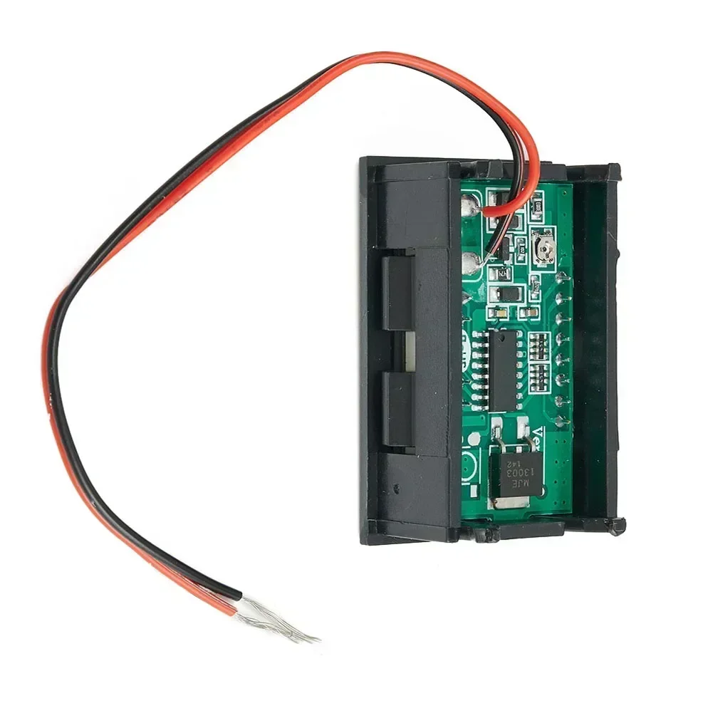 Colorful LED Voltmeter For Electric Vehicles Accurate Battery Voltage Measurement With Red And Blue Digital Display