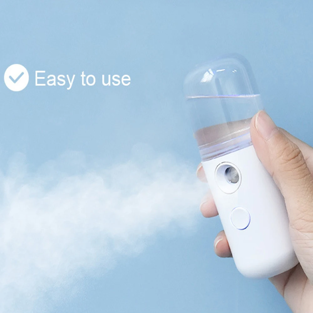 30ml Mini Car Air Humidifier Facial Sprayer USB Nebulizer Purifier Aromatherapy Essential Oil Diffuser Water Replenishment