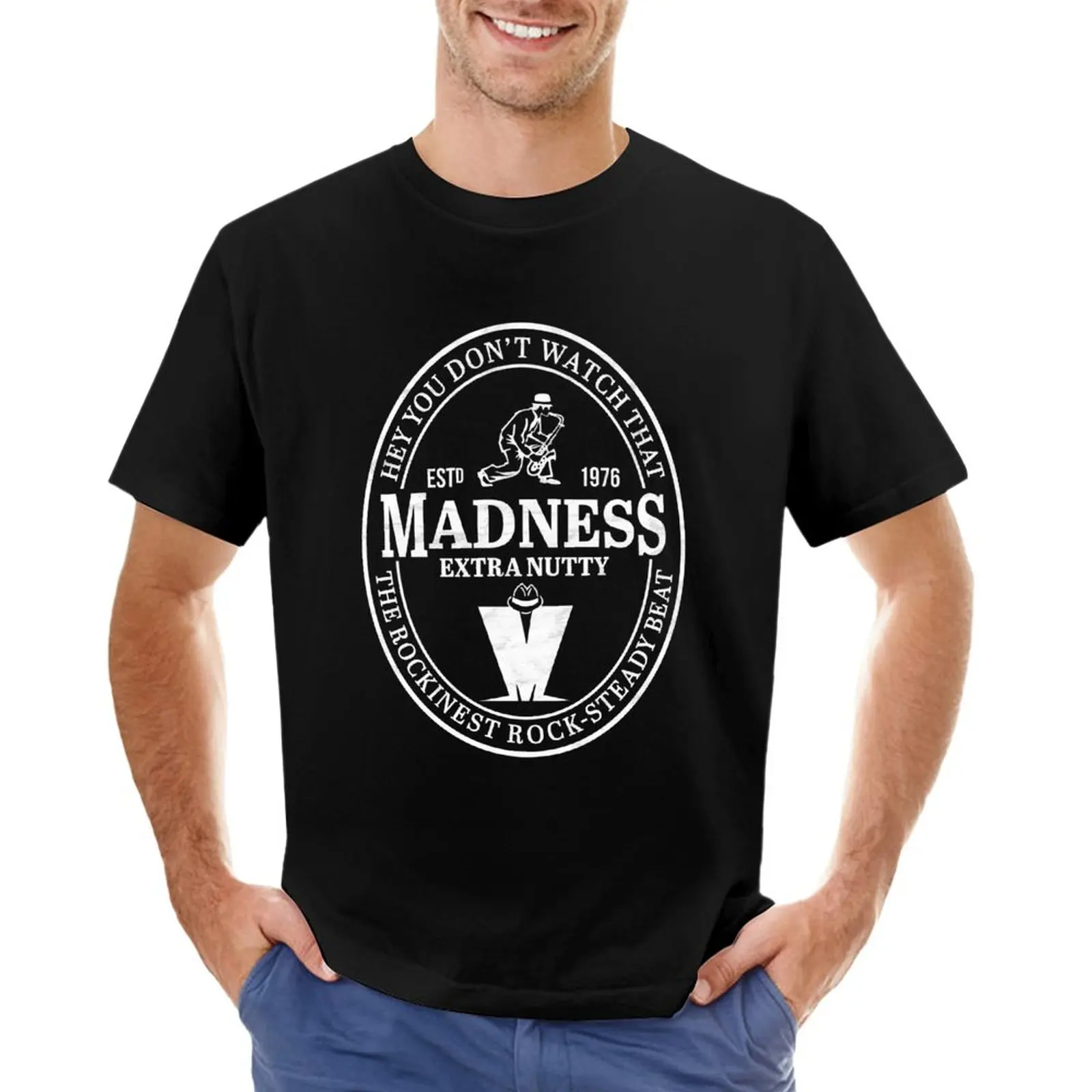 

Madness Extra Nutty T-Shirt anime hippie clothes t shirts for men cotton