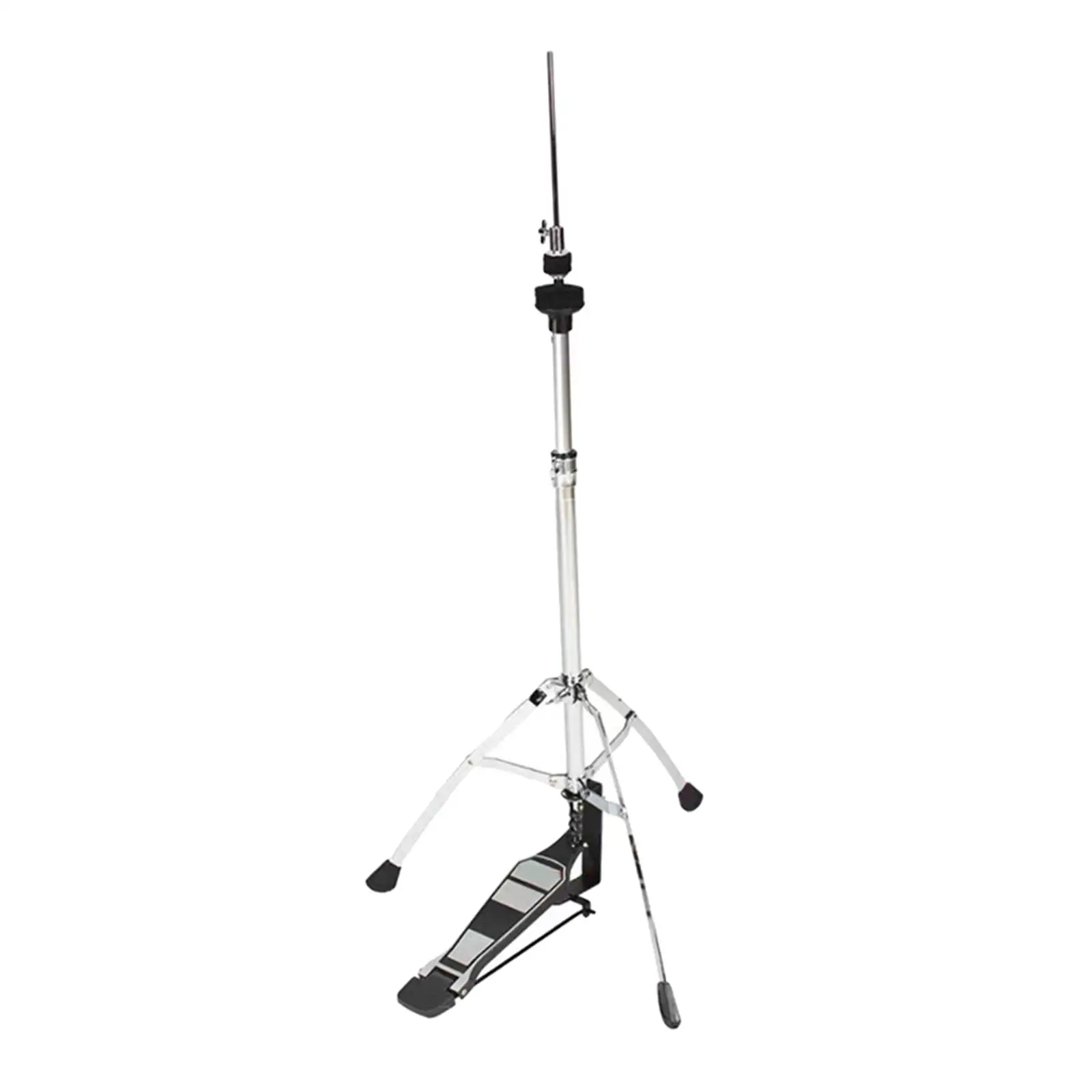 Metal High Hat Stand,Swivel Legs,Double Braced Cymbal Arm,Folding