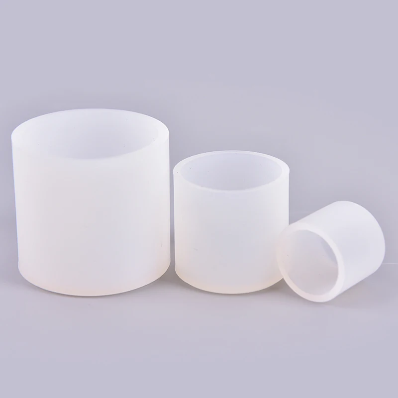 1PC Cylindrical Candle Mould Handmade Silicone Wax Modeling Small Craft Flower Planter Concrete Cement Clay Molds