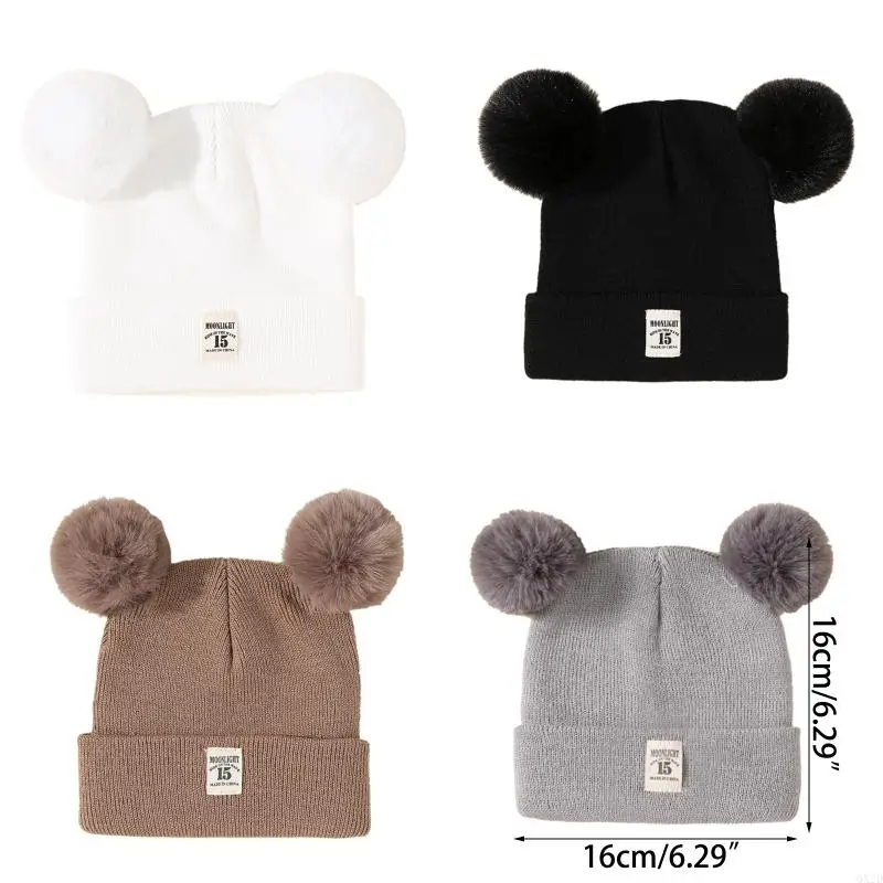 QX2D Infant Caps Toddler Hats Beanie Caps for Girl Boy Winter Birthday GIft