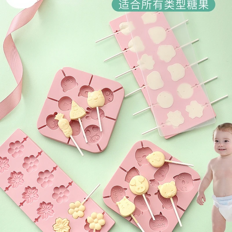 

Food grade silicone baby cheese bars candy molds for home use