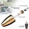360 Rotating Turbo Nozzle Sprayer With 1/4" Quick Connect 4000 PSI High Pressure Washer Cleaner Accessories Brass 4