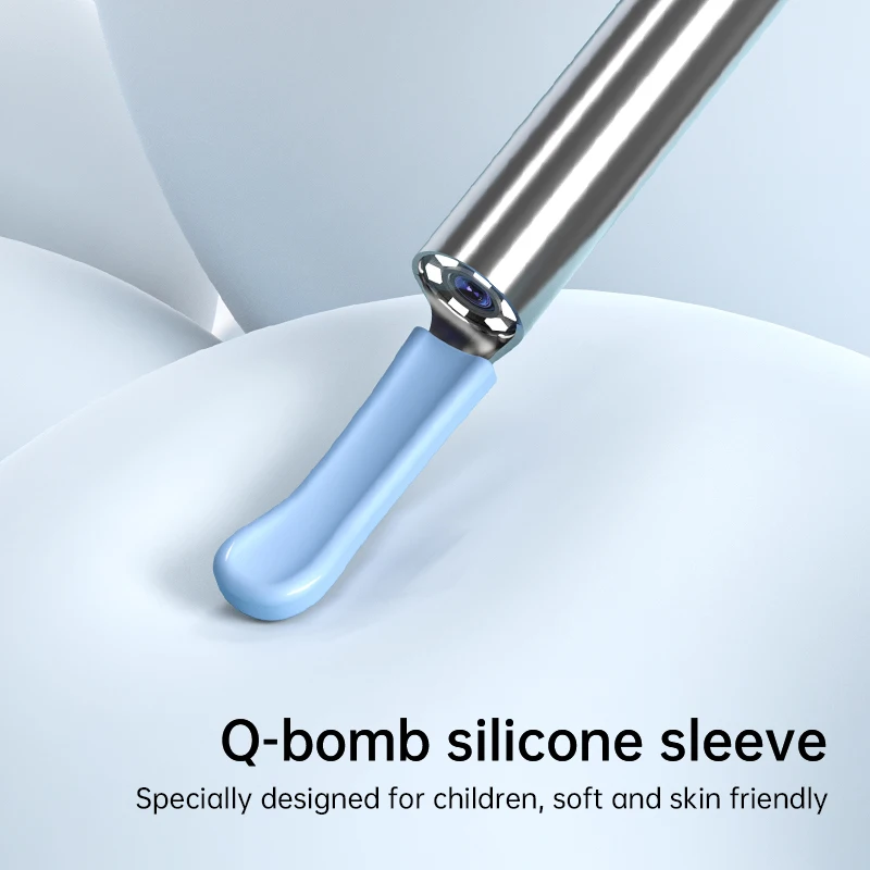 Wireless Vision Silicone Ear Scoop Endoscope Ear Extraction HD Camera Earwax Remover Otoscope Cleaning Tool With Recharge Base 6