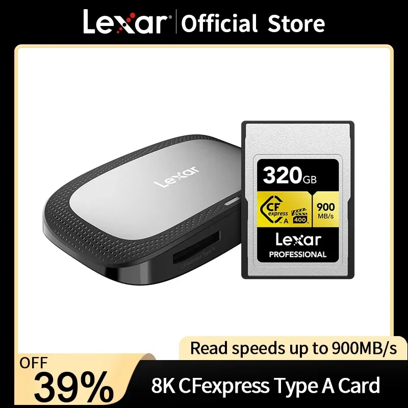 Lexar CFexpress タイプ A 80GB/160GB/320GB メモリカード 900MB/s